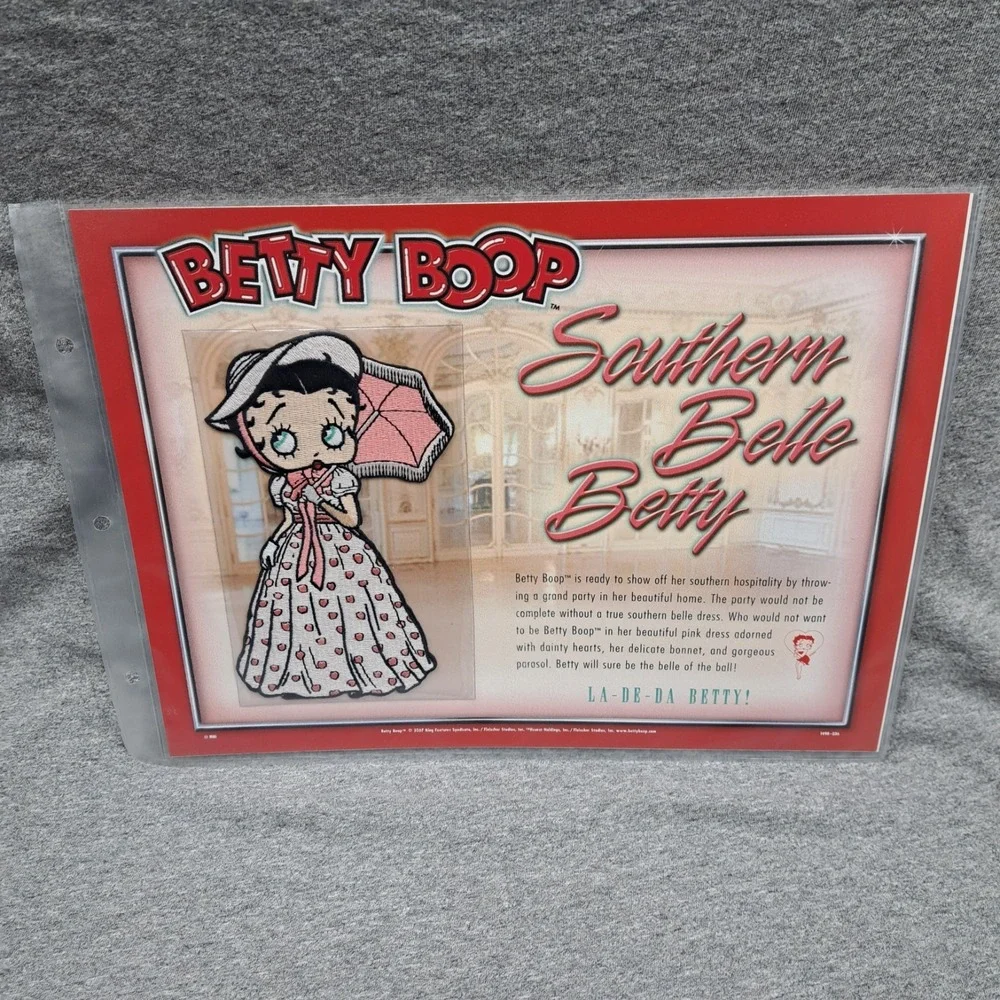 Betty Boop Patch Southern Belle Betty Clothing Patch Collectible Vintage Georgia